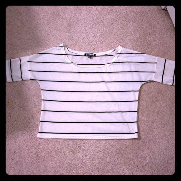Striped crop top - Picture 1 of 3